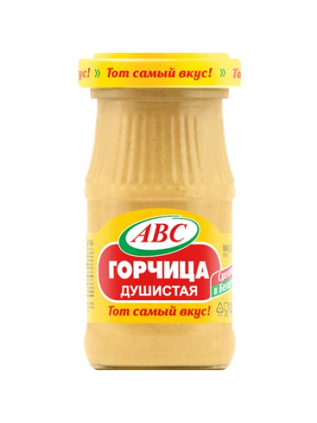 Горчица АВС Душистая 180г*15 Горчица АВС Душистая 180г*15